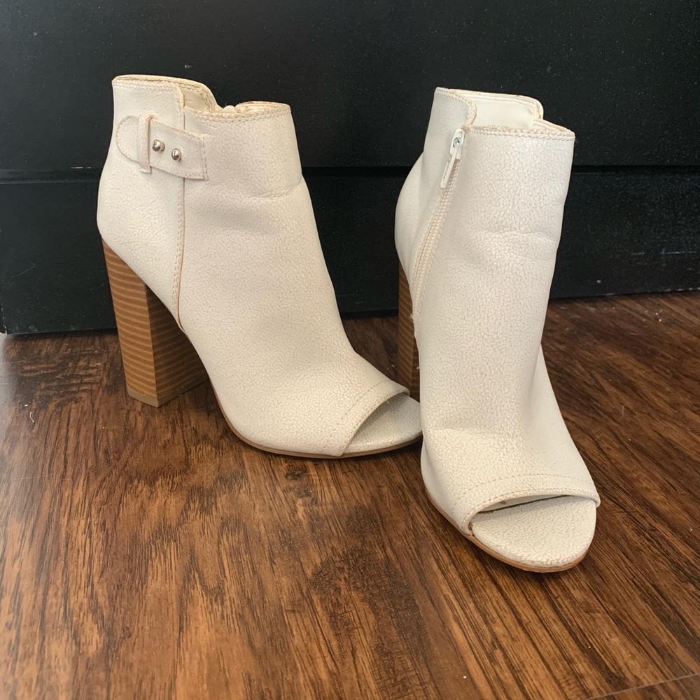 White booties
